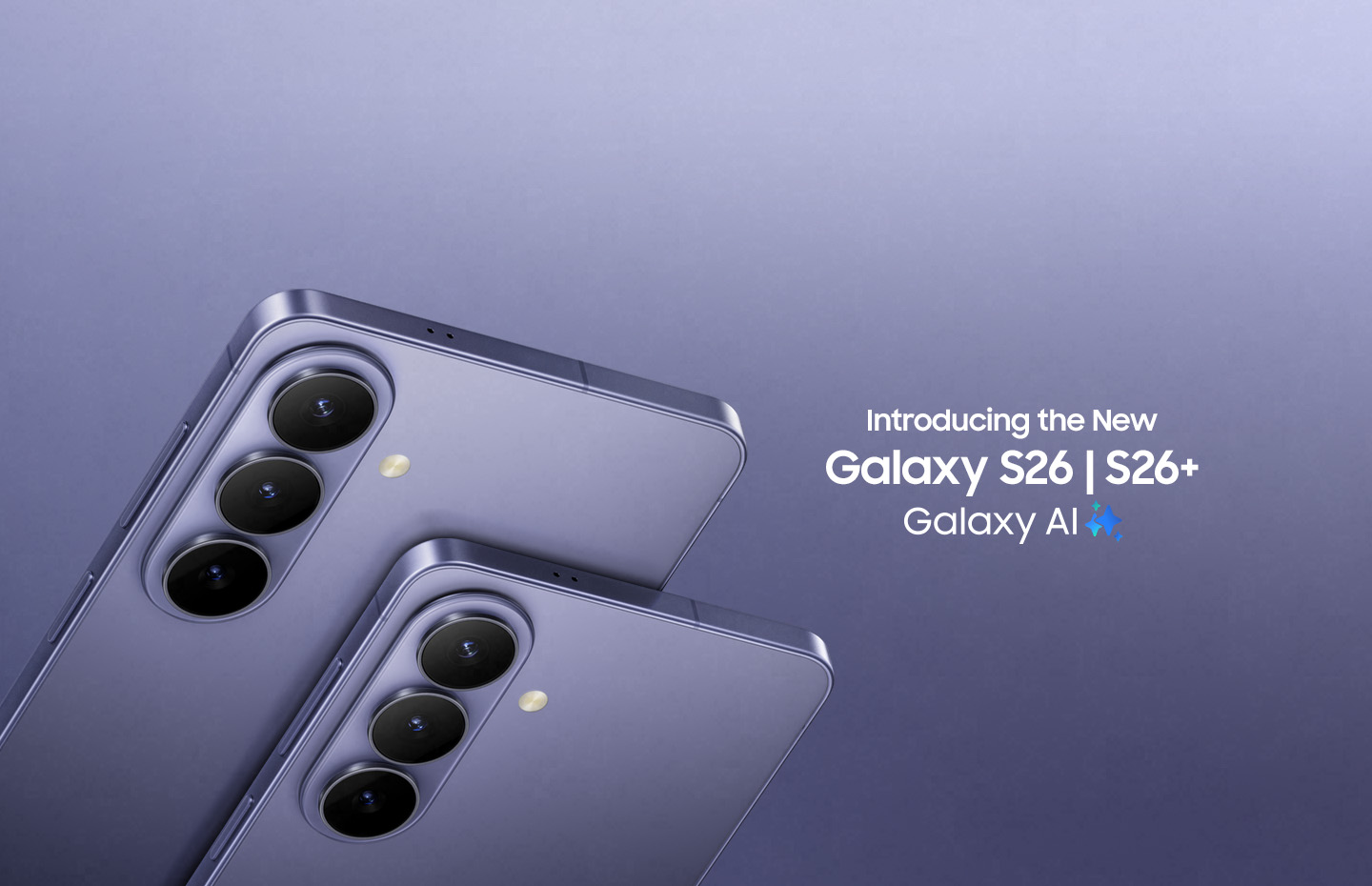 Galaxy Buds4 with the left and right earbud slightly tilted diagonally.