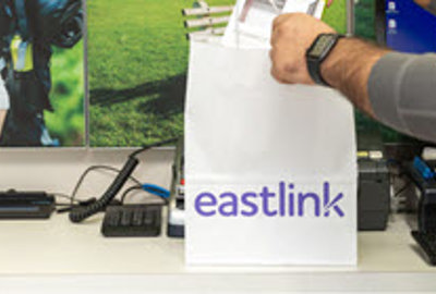 Eastlink Retail Shopping Bag in store