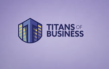 Titans of Business Logo Image. 